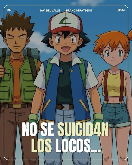 Publicación de Instagram de Javi Del Valle