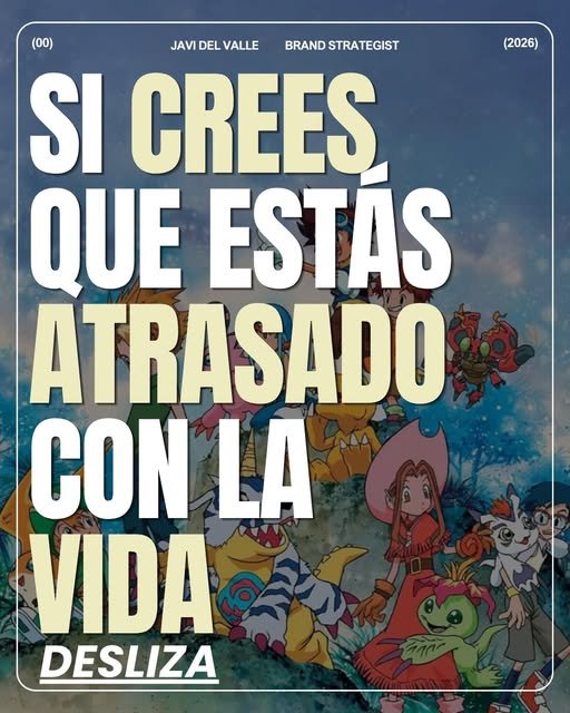 Publicación de Instagram de Javi Del Valle